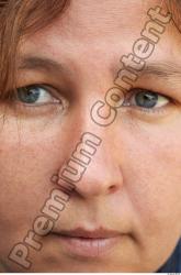 Nose Head Woman Casual Slim Overweight Street photo references